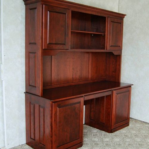 Cherry Desk with Hutch De Vries Woodcrafters