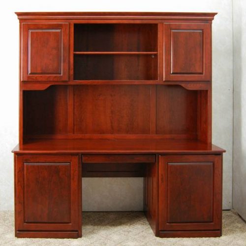 Cherry Desk with Hutch De Vries Woodcrafters